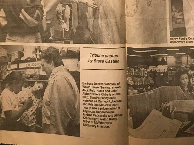 newspaper clipping of young cameo roberson